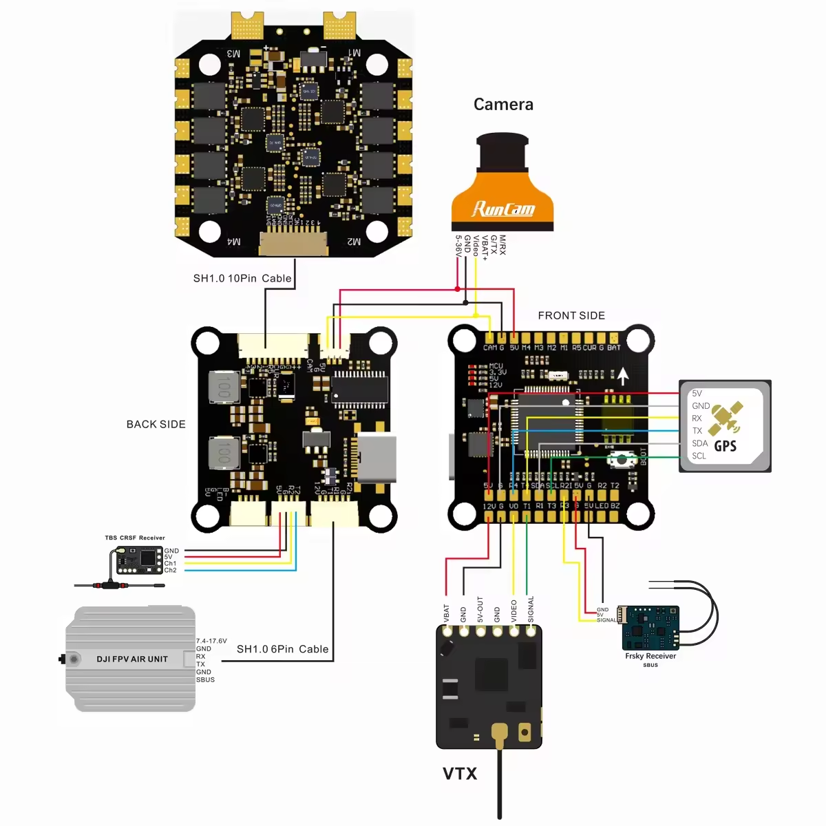 Betaflight Fc F7 - F405 F722 F7 F4 Uçuş Kontrol