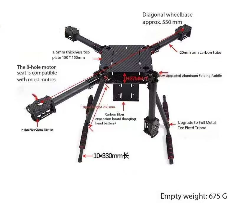 APStore Karbon Fiber Donanım V - Drone Kit Vtol incelemesi ve fiyatı