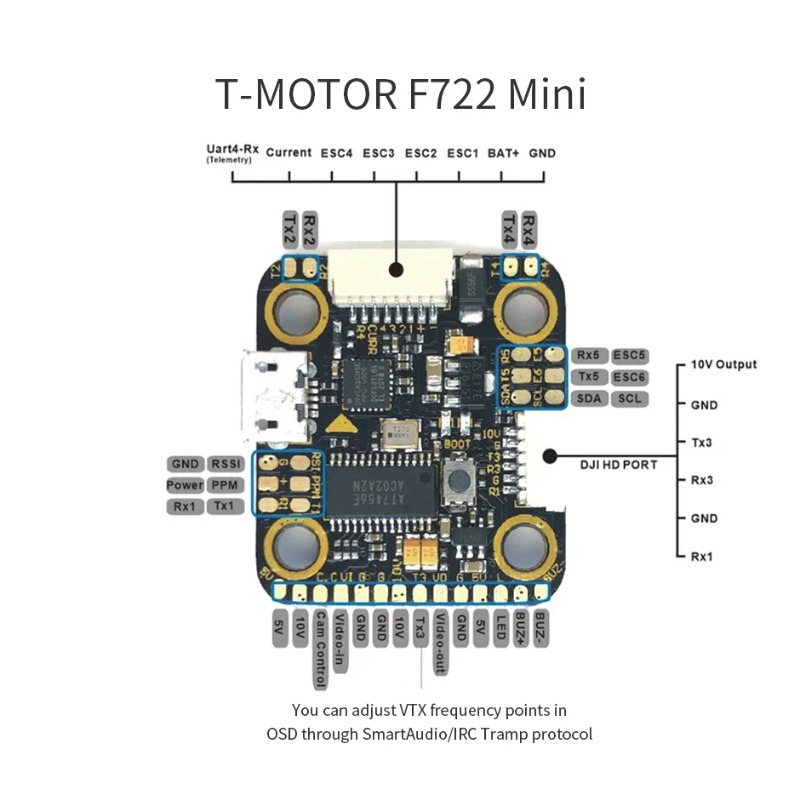 T-Motor MINI F7 FC & F45A 4in1 - Betaflight Fc F7 incelemesi ve fiyatı